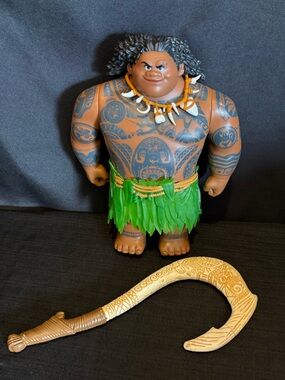 Disney Moana Maui 10.5" Doll & Hook Hasbro 2015 HOOK DOESN’T GOTO THIS DOLL!